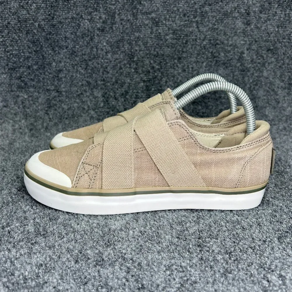 Keen Elsa III Shoes Womens Size 7.5 Tan Canvas Slip On Athletic Outdoor Sneakers - Picture 4 of 11